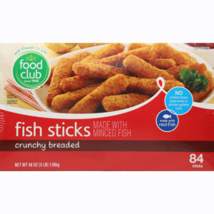 Food Club Crunchy Breaded Fish Sticks 84 ea