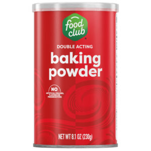 Food Club Double Acting Baking Powder 8.1 oz