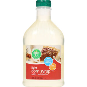 Food Club Light Corn Syrup with Real Vanilla 32 fl oz