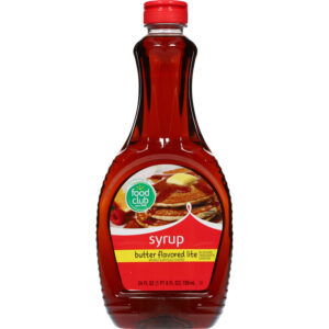 Food Club Lite Butter Flavored Syrup 24 fl oz