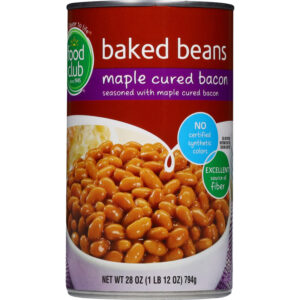 Food Club Maple Cured Bacon Baked Beans 28 oz