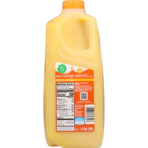 Food Club No Pulp Original 100% Orange Juice 0.5 gal