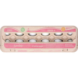 Food Club White Eggs Jumbo 12 ea